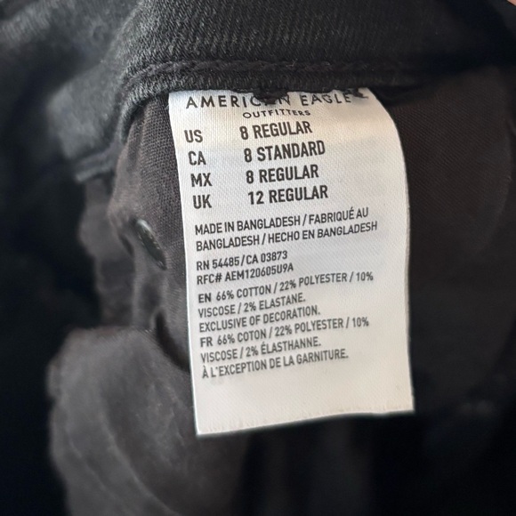 American Eagle Highest Rise Flare Next Level Stretch Jeans Size 8 - Picture 6 of 8